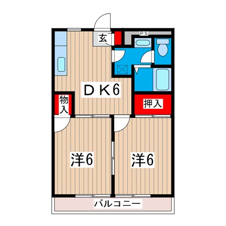 レジデンス本宮の物件間取画像